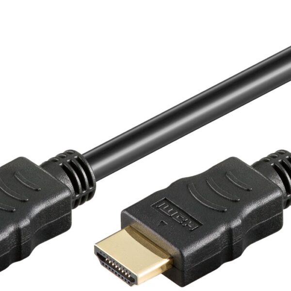 Goobay HDMI High‑Speed Cable with Ethernet | Soft | 0.5 m