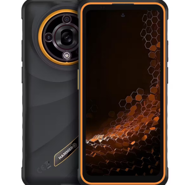 Hammer Iron 6 | Orange | 6.56 " | IPS | 1612 x 720 pixels | Mediatek | Dimensity 6300 | Internal RAM 6 GB | 128 GB | microSD | Dual SIM | 4G | 5G | Main camera resolution 64 MP | Android | 15 | 6050 mAh