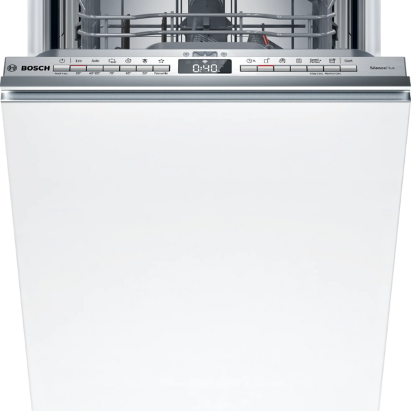 Bosch Dishwasher | SPV4EMX25E | Built-in | Width 45 cm | Number of place settings 10 | Number of programs 6 | Energy efficiency class C | AquaStop function | White