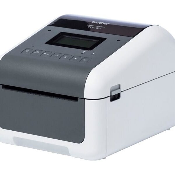 Brother TD-4455DNWB 4-inch Desktop Label Printer 203DPI, USB-C/LAN/BT/Wi-Fi | Brother