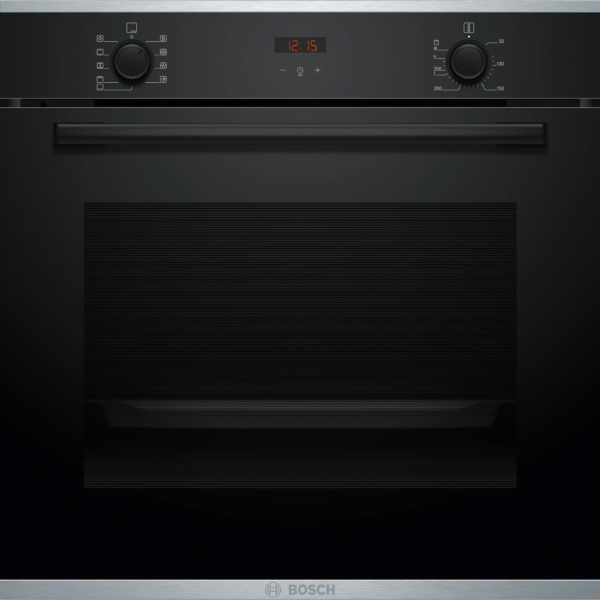 Bosch Oven | HBA2340B0 | 71 L | Electric | Hydrolytic | Knobs | Convection | Height 59.5 cm | Width 59.4 cm | Black