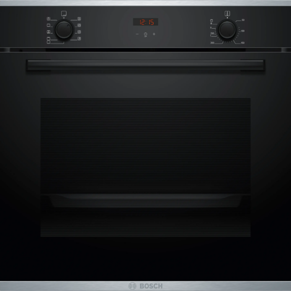 Bosch Oven | HBA2340B0 | 71 L | Electric | Hydrolytic | Knobs | Convection | Height 59.5 cm | Width 59.4 cm | Black