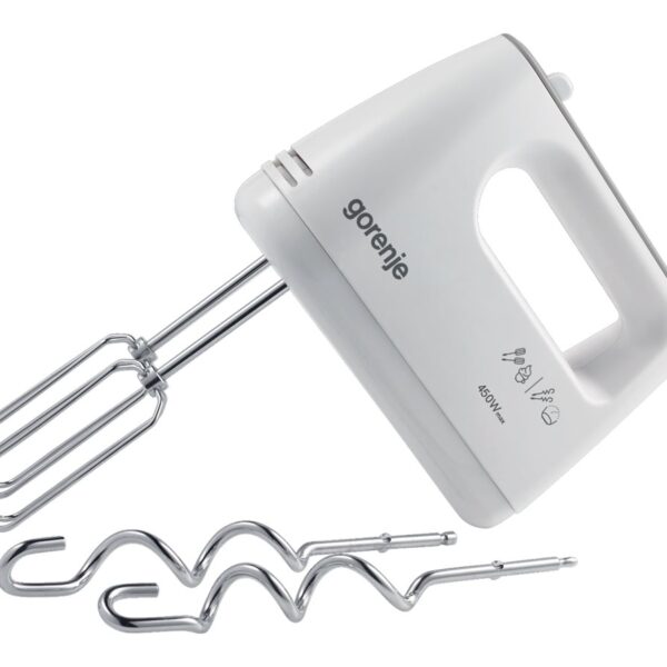 Gorenje | Mixer | M420CW | Hand Mixer | 450 W | Number of speeds 5 | Turbo mode | White