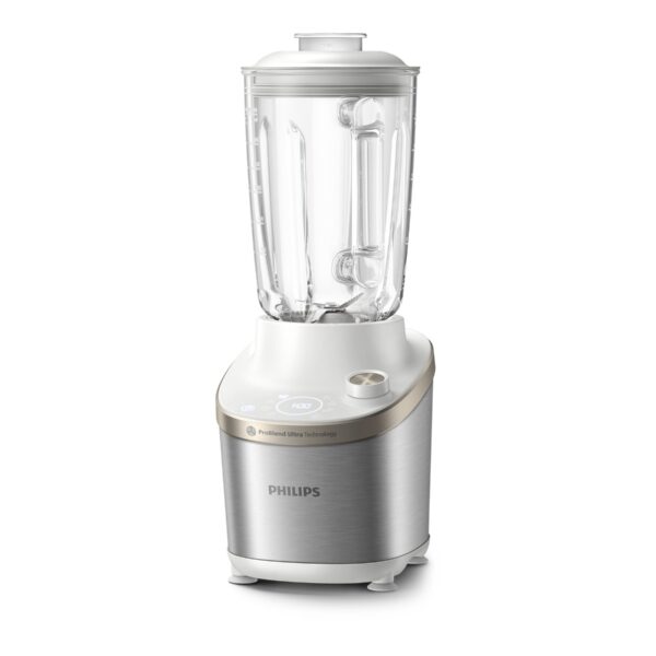Philips | Atlantic High Speed Blender | HR3760/01 7000 Series | Tabletop | 1500 W | Jar material Glass | Jar capacity 2 L | Ice crushing | Metal/White