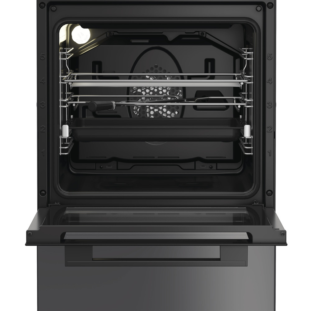 Whirlpool Cooker | W5I8LCSTA | Hob type Induction | Oven type Electric | Anthracite | Width 50 cm | Depth 60 cm | 60 L - Image 3