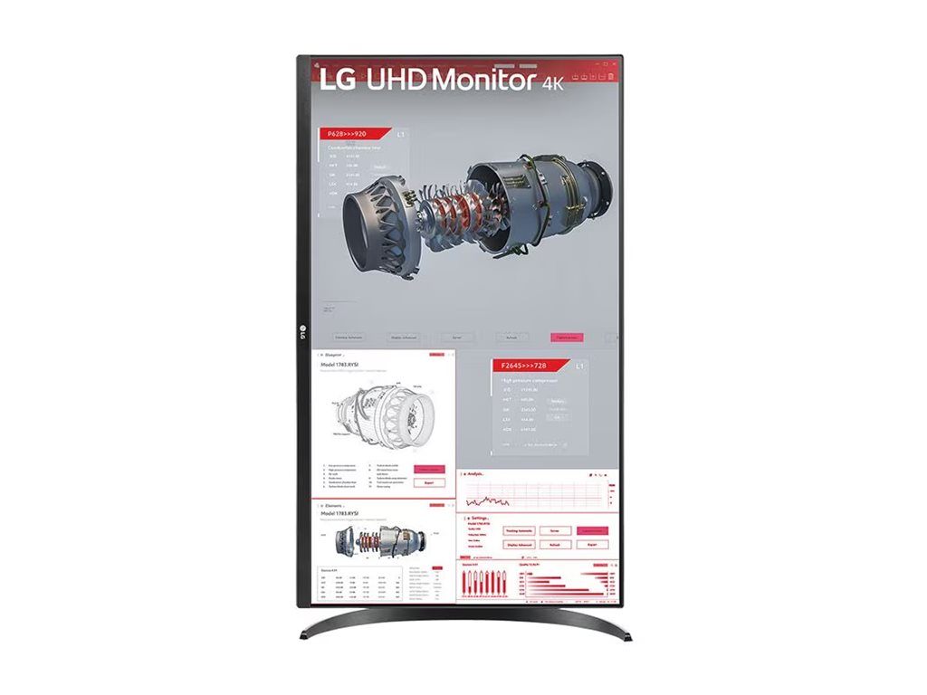 LG | 32BR55UK-B | 31.5 " | VA | UHD | 16:9 | 60 Hz | 4 ms | 3840 x 2160 pixels | 250 cd/m² | HDMI ports quantity 2 - Image 3