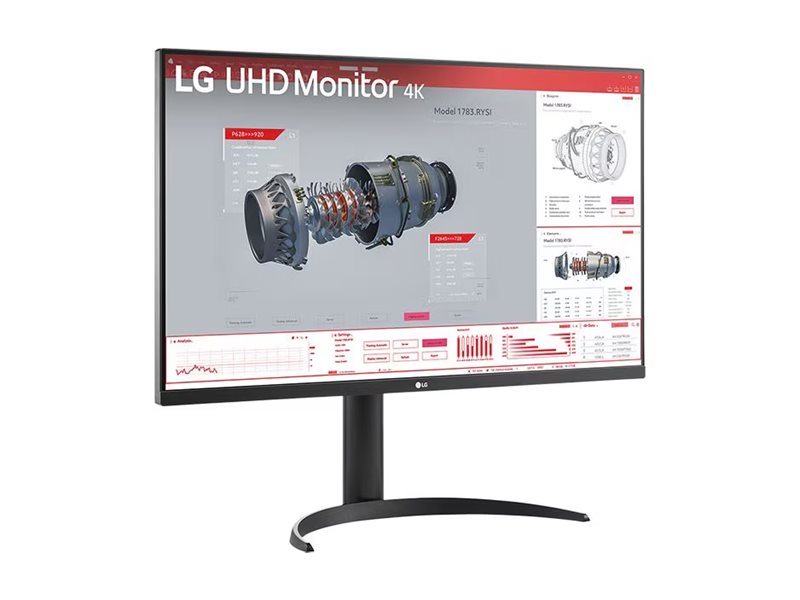 LG | 32BR55UK-B | 31.5 " | VA | UHD | 16:9 | 60 Hz | 4 ms | 3840 x 2160 pixels | 250 cd/m² | HDMI ports quantity 2 - Image 9