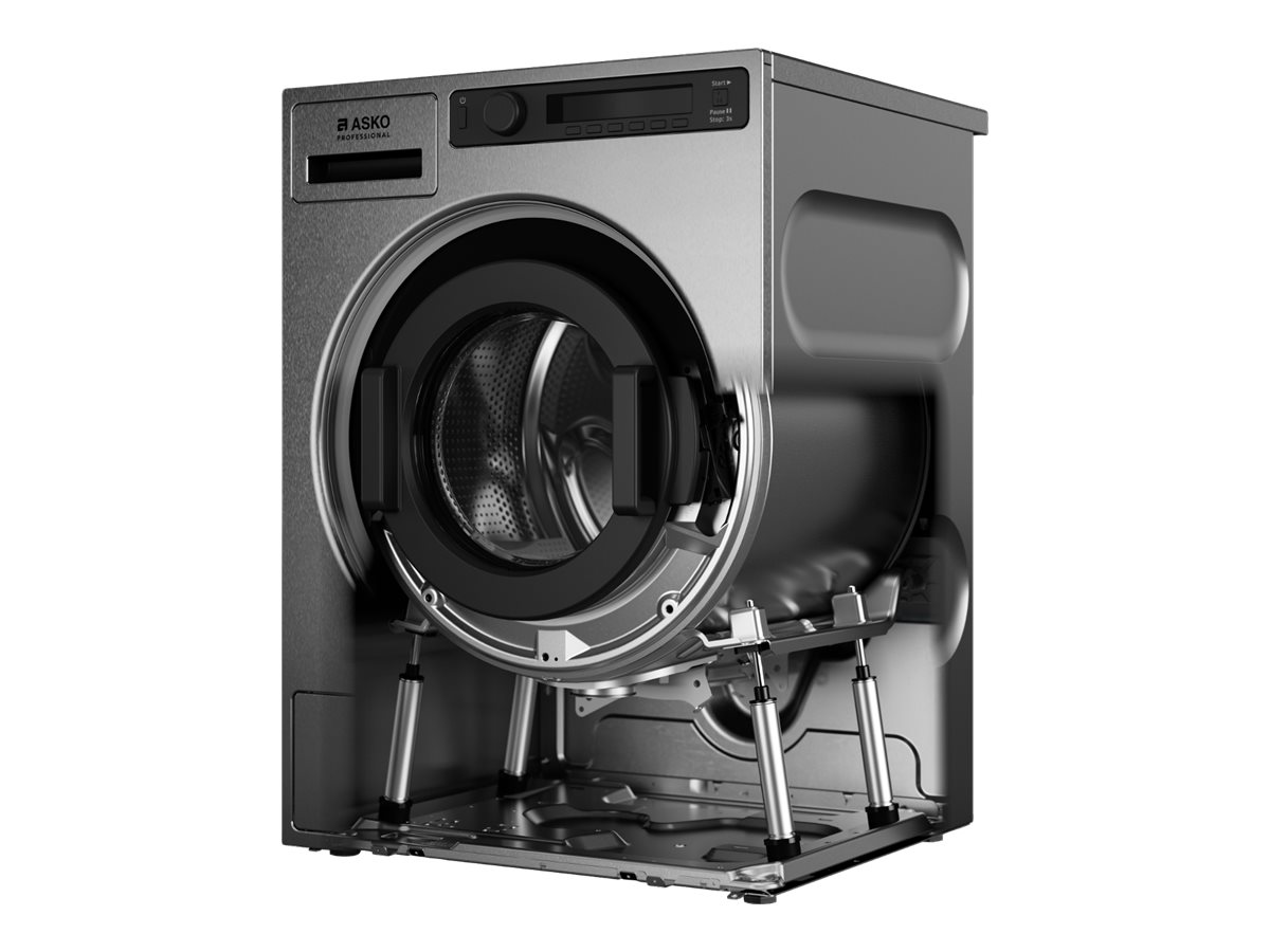 ASKO WMC8943VC.S Professional Washing machine, Front loading, 9 kg, 1600 RPM, Depth 70.6 cm, Stainless steel | ASKO