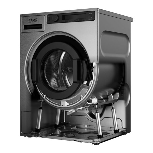 ASKO WMC8943PC.S Professional Washing machine, Front loading, 9 kg, 1600 RPM, Depth 70.6 cm, Stainless steel | ASKO