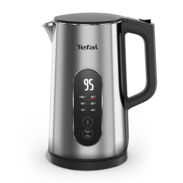TEFAL Selection KI871DE0 | Kettle | Electric | 1500 W | 1.7 L | Plastic | 360° rotational base | Stainless steel