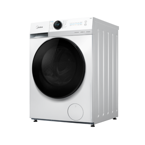 Midea | Washing machine with dryer | MF200D80WB/1/W-HR | Energy efficiency class A/D | Front loading | Washing capacity 8 kg | 1400 RPM | Depth 48 cm | Width 60 cm | Display | LED | Drying system | Drying capacity 6 kg | Steam function | White