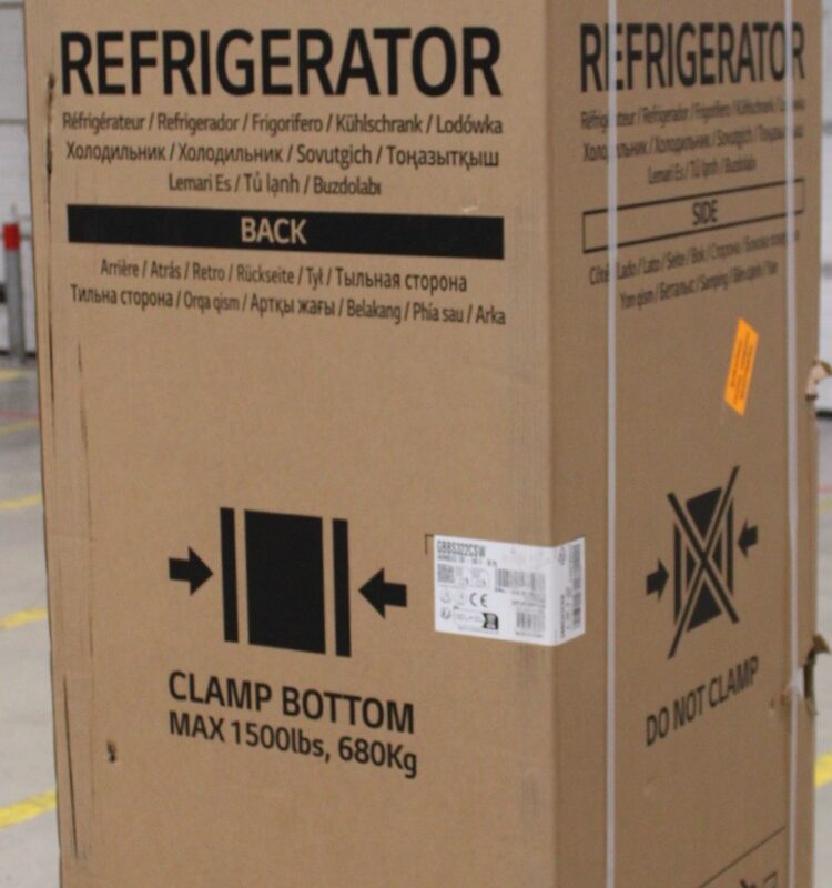 SALE OUT. LG GBBS322CSW Refrigerator, C, Free-standing, Combi, Height 2.03 m, Net fridge 262 L, Net freezer 113 L, White | LG Refrigerator | GBBS322CSW | Energy efficiency class C | Free standing | Combi | Height 203 cm | Fridge net capacity 262 L | Freezer net capacity 113 L | Display | 34 dB | White | DAMAGED PACKAGING, SCRATCHES AND DENTS ON TOP DOOR - Image 2
