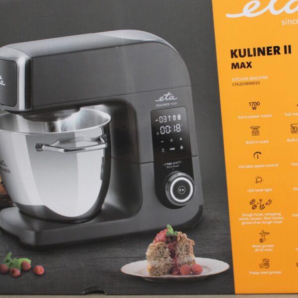 SALE OUT. | ETA Kitchen Machine | ETA203890010 Gratus Kuliner II Max | 1700 W | Number of speeds 12 | Bowl capacity 6.7 L | Gray | DAMAGED PACKAGING