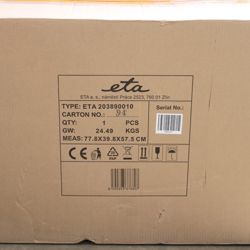 SALE OUT. | ETA Kitchen Machine | ETA203890010 Gratus Kuliner II Max | 1700 W | Number of speeds 12 | Bowl capacity 6.7 L | Gray | DAMAGED PACKAGING - Image 2
