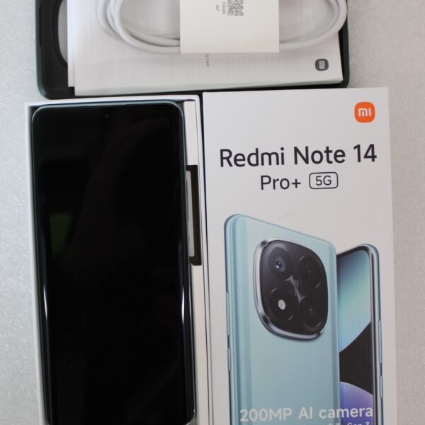 SALE OUT. Xiaomi Redmi Note 14 Pro+ (Frost Blue) Dual SIM 6.67“ AMOLED 1220x2712/2.5GHz&1.8GHz/512GB/12GB RAM/Android 14/5G,MZB0IIWEU | SALE OUT. Xiaomi Redmi | Note 14 Pro+ | Frost Blue | 6.67 " | AMOLED | 1220 x 2712 pixels | Qualcomm | Snapdragon | Internal RAM 12 GB | 512 GB | Dual SIM | 5G | Main camera resolution 50+50+8 MP | Secondary camera resolution 20 MP | Android | 14 | DEMO