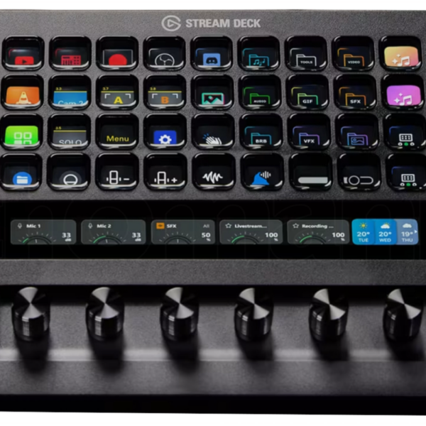 Elgato Stream Deck+ XL | Multi-touch controller | Black