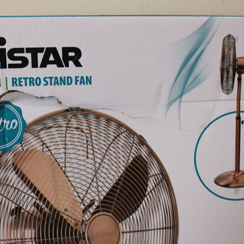 SALE OUT. Tristar | Retro stand fan | VE-5971 | Retro stand fan | 50 W | Diameter 40 cm | Number of speeds 3 | Oscillation | Copper | DAMAGED PACKAGING - Image 2