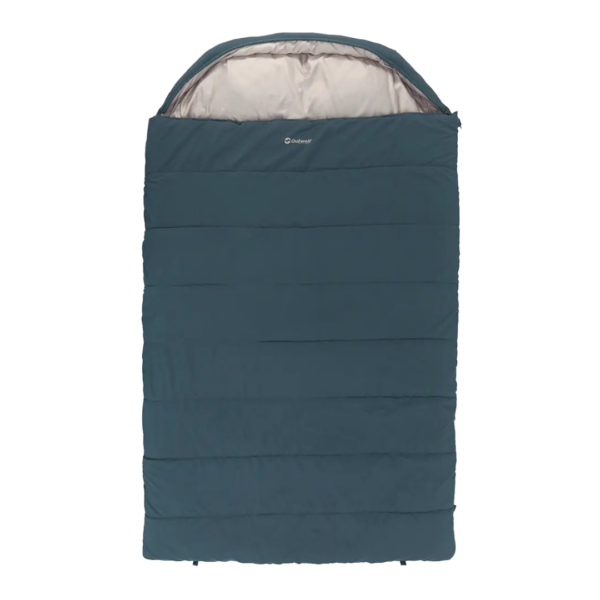 Outwell Campion Lux Double | Sleeping Bag | 225 x 140 cm | 16 to 5 °C | 2 way open - auto lock, L-shape