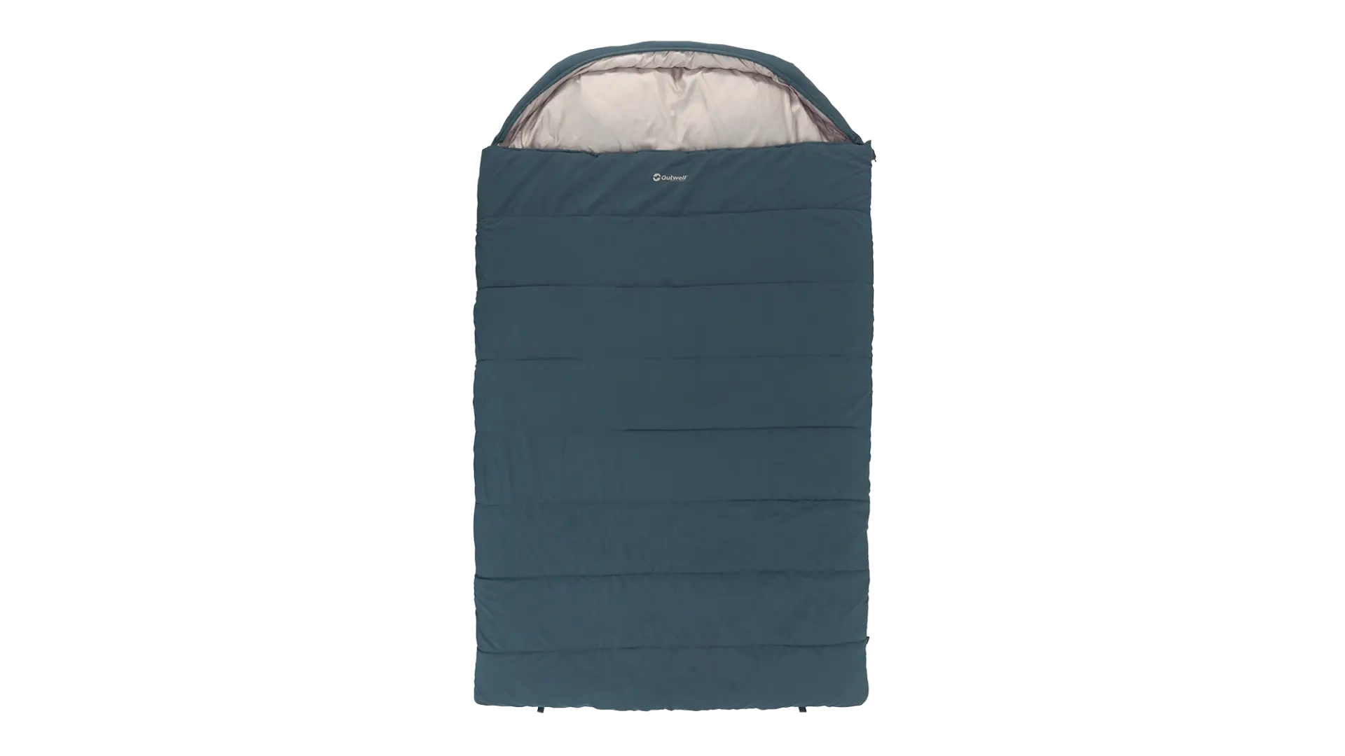 Outwell Campion Lux Double | Sleeping Bag | 225 x 140 cm | 16 to 5 °C | 2 way open - auto lock, L-shape