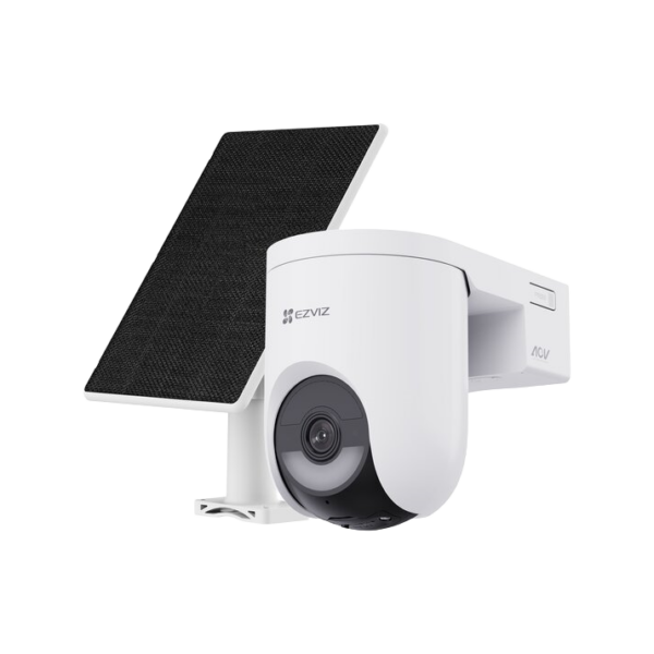 EZVIZ CS-HB8c Battery-Powered Outdoor PT Camera Kit with Solar Panel (Type-C, 4 MP, 4 mm, 4G/LTE, Wi-Fi)
