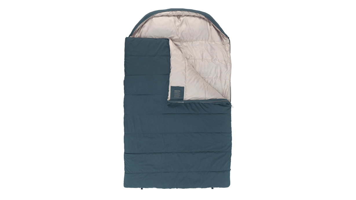Outwell Campion Lux Double | Sleeping Bag | 225 x 140 cm | 16 to 5 °C | 2 way open - auto lock, L-shape - Image 2