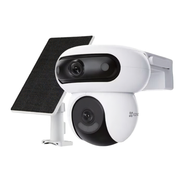 EZVIZ CS-HB90/SP Battery-Powered Outdoor Dual Camera Kit with Solar Panel (2x4 MP, 10400 mAh, IP65)
