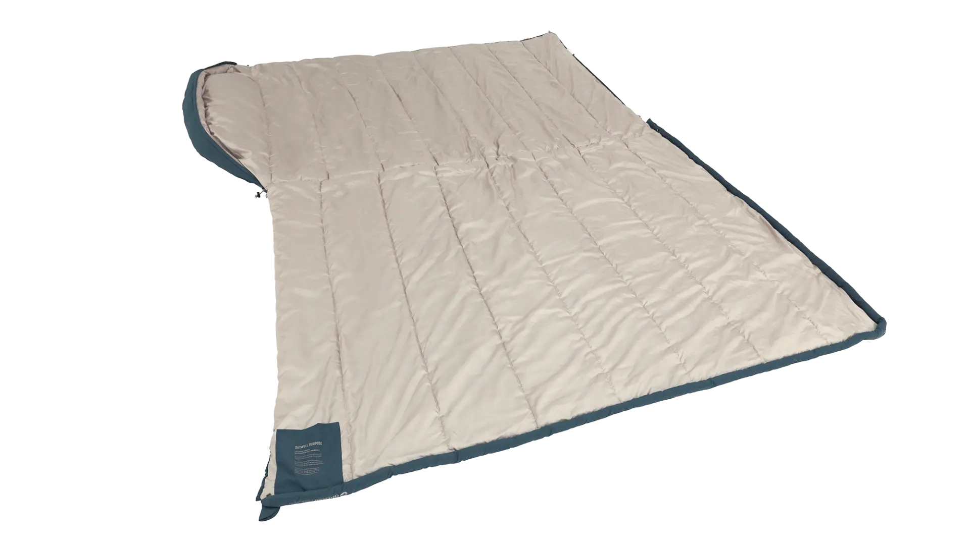 Outwell Campion Lux Double | Sleeping Bag | 225 x 140 cm | 16 to 5 °C | 2 way open - auto lock, L-shape - Image 4