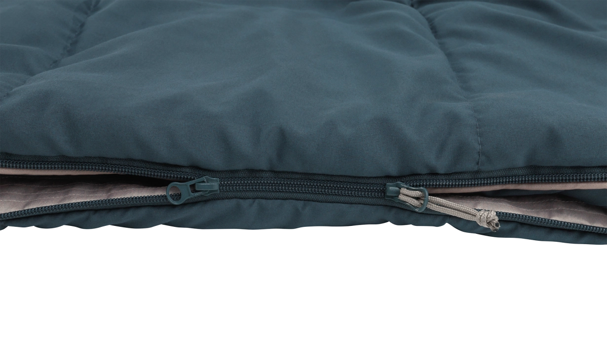 Outwell Campion Lux Double | Sleeping Bag | 225 x 140 cm | 16 to 5 °C | 2 way open - auto lock, L-shape - Image 6