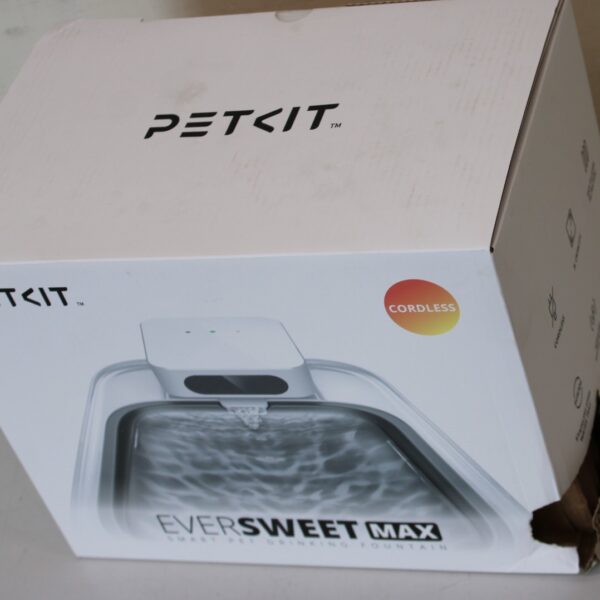 SALE OUT. Petkit P4115 Eversweet Max (CT-W3) | PETKIT Drinking Fountain | Eversweet Max | Capacity 3 L | Material  Food-grade ABS | White | DAMAGED PACKAGING | 22 month(s)