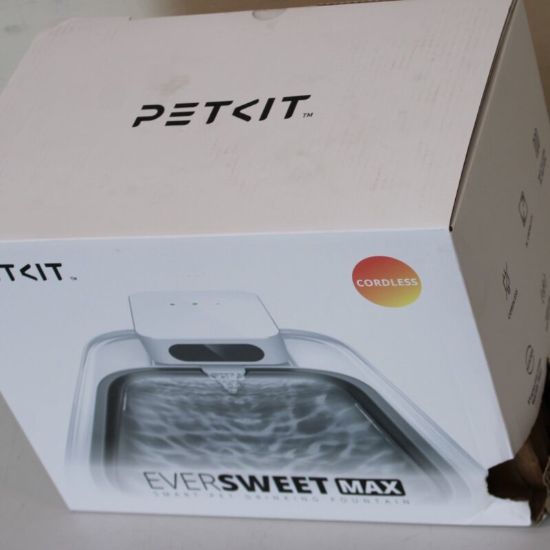 SALE OUT. Petkit P4115 Eversweet Max (CT-W3) | PETKIT Drinking Fountain | Eversweet Max | Capacity 3 L | Material Food-grade ABS | White | DAMAGED PACKAGING | 22 month(s)