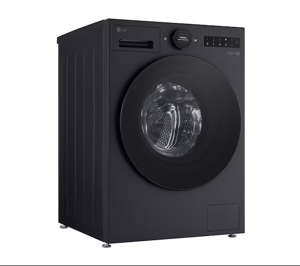 LG | Washing Machine | F2X70S9TSB | Energy efficiency class A | Front loading | Washing capacity 9 kg | 1200 RPM | Depth 47.5 cm | Width 60 cm | Display | LED | Steam function | Matte Black
