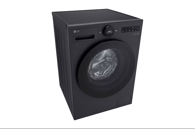 LG | Washing Machine | F2X70S9TSB | Energy efficiency class A | Front loading | Washing capacity 9 kg | 1200 RPM | Depth 47.5 cm | Width 60 cm | Display | LED | Steam function | Matte Black - Image 6