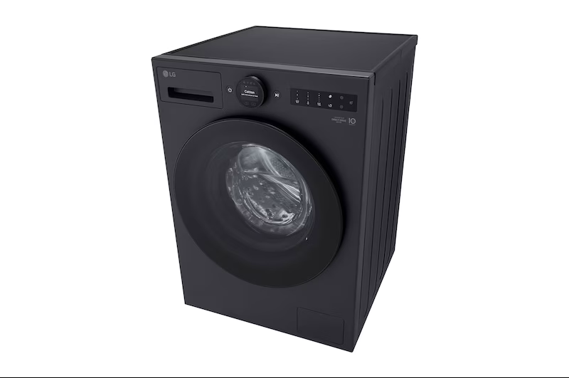 LG | Washing Machine | F2X70S9TSB | Energy efficiency class A | Front loading | Washing capacity 9 kg | 1200 RPM | Depth 47.5 cm | Width 60 cm | Display | LED | Steam function | Matte Black - Image 7