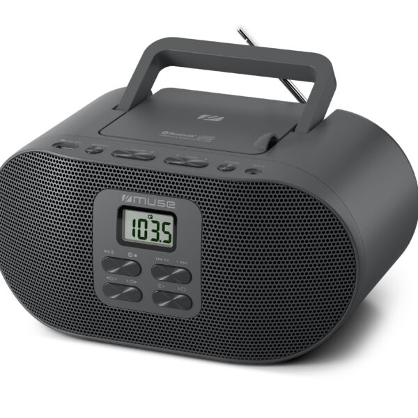 Muse M-33 BT | Portable Radio CD/MP3 Player with Bluetooth and USB Port | AUX in