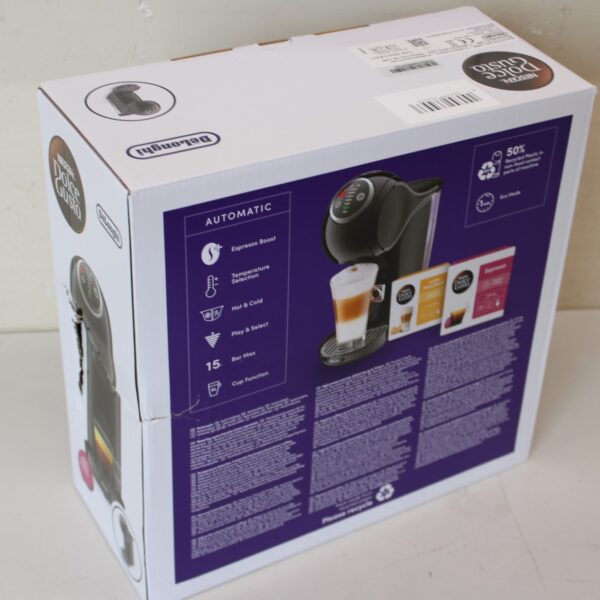 SALE OUT. Delonghi EDG315.B Dolce Gusto Coffee Maker, Black | Delonghi | Coffee Maker | EDG315.B Dolce Gusto | Pump pressure 15 bar | Automatic | 1400 W | Black | DAMAGED PACKAGING