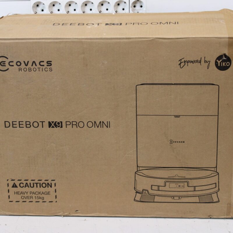 SALE OUT. Ecovacs Robotic Vacuum Cleaner | DEEBOT X9 PRO OMNI | Wet&Dry | Li-ion | 6400 mAh | Dust capacity 0.22 L | 16600 Pa | Black | DAMAGED PACKAGING, USED, DIRTY, SCRATCHED - Image 2