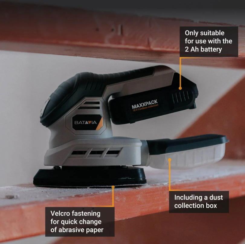 Batavia B.V. 18V Cordless Detail Sander - Image 5