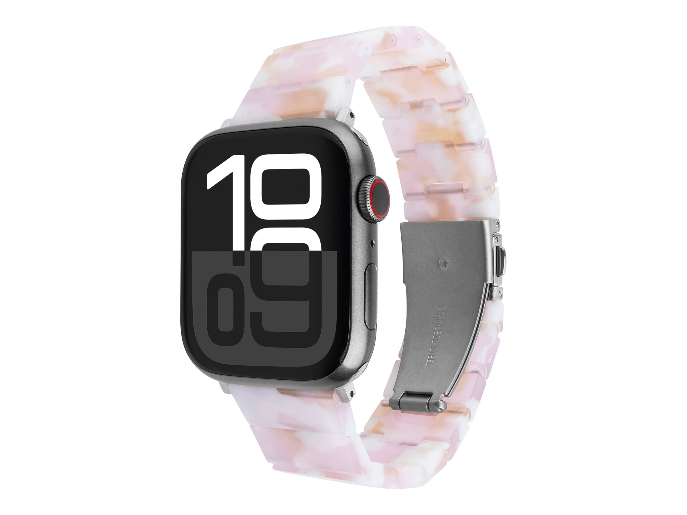 Fixed | Resin Strap for Apple Watch 38/40/41mm | Candy Pink | Epoxy Resin - Image 2