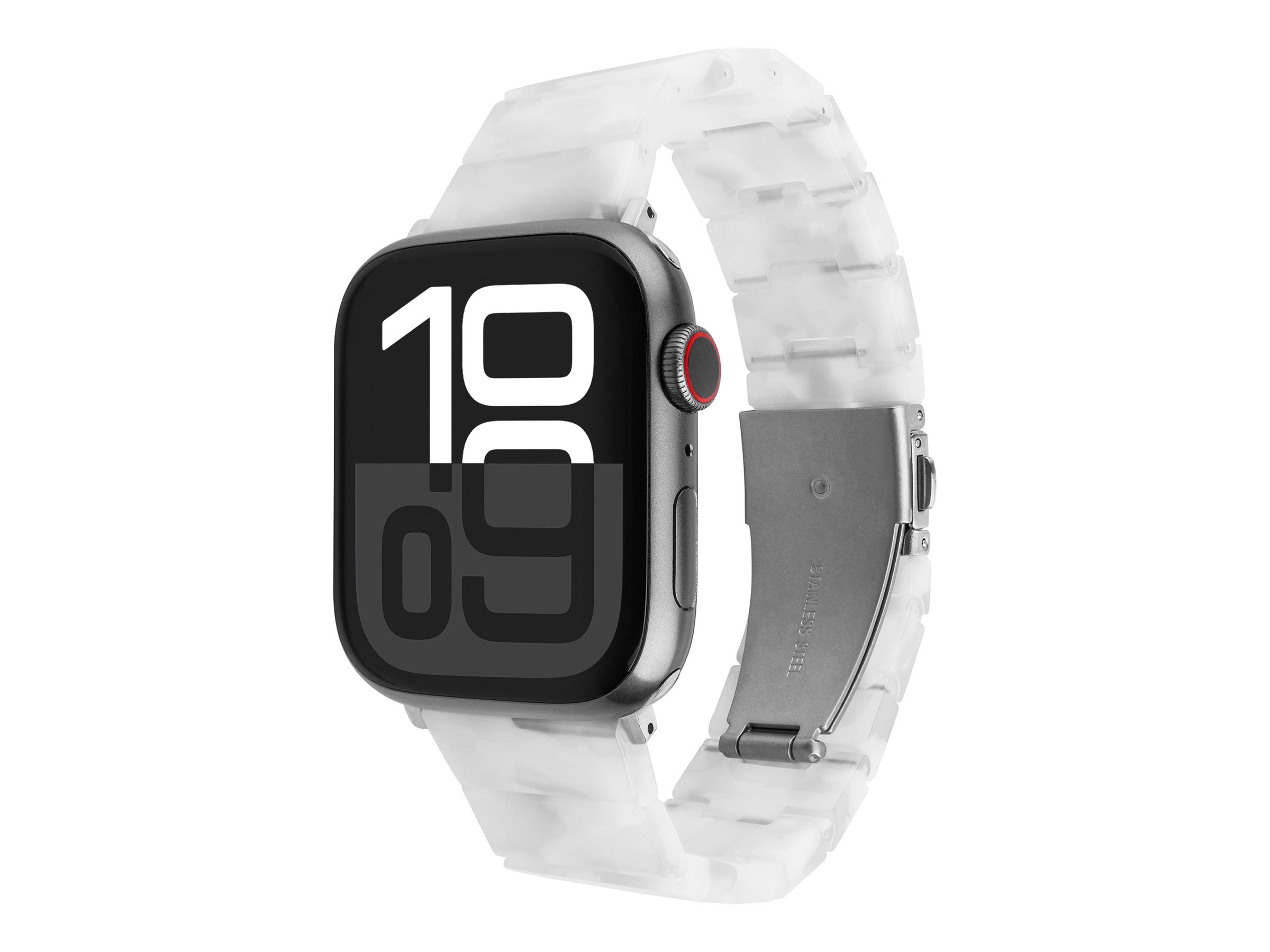 Fixed | Resin Strap for Apple Watch 38/40/41mm | Cloud White | Epoxy resin - Image 2