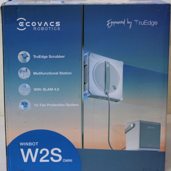 SALE OUT. | Ecovacs Window Cleaning Robot | WINBOT W2S OMNI | Corded | 8000 Pa | White | ITEM USED, DIRTY AND SCRATCHED