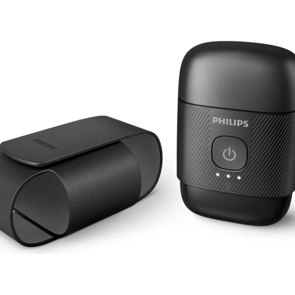 Philips Compact Shaver | S591/05 500 Series | Operating time (max) 40 min | Wet & Dry | Lithium Ion | Metallic Black