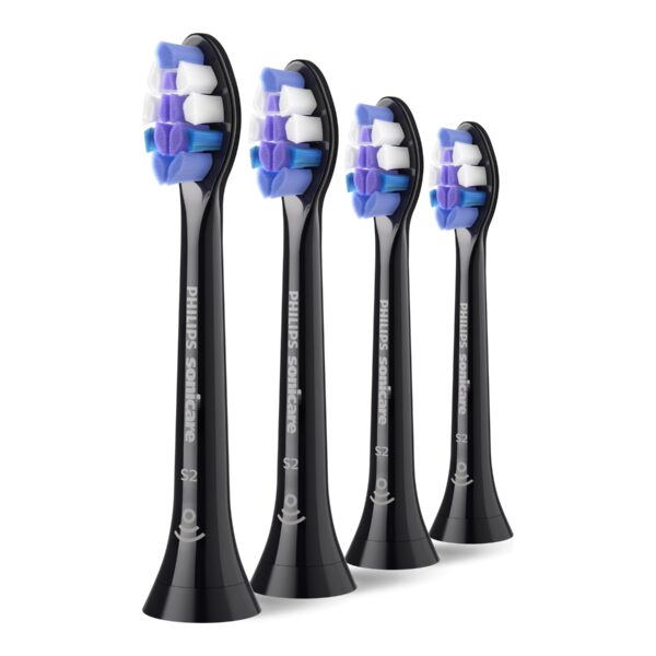 Philips HX6054/88 Sonicare Sensitive | Replacement brush heads | Heads | For adults | Number of brush heads included 4 | Black