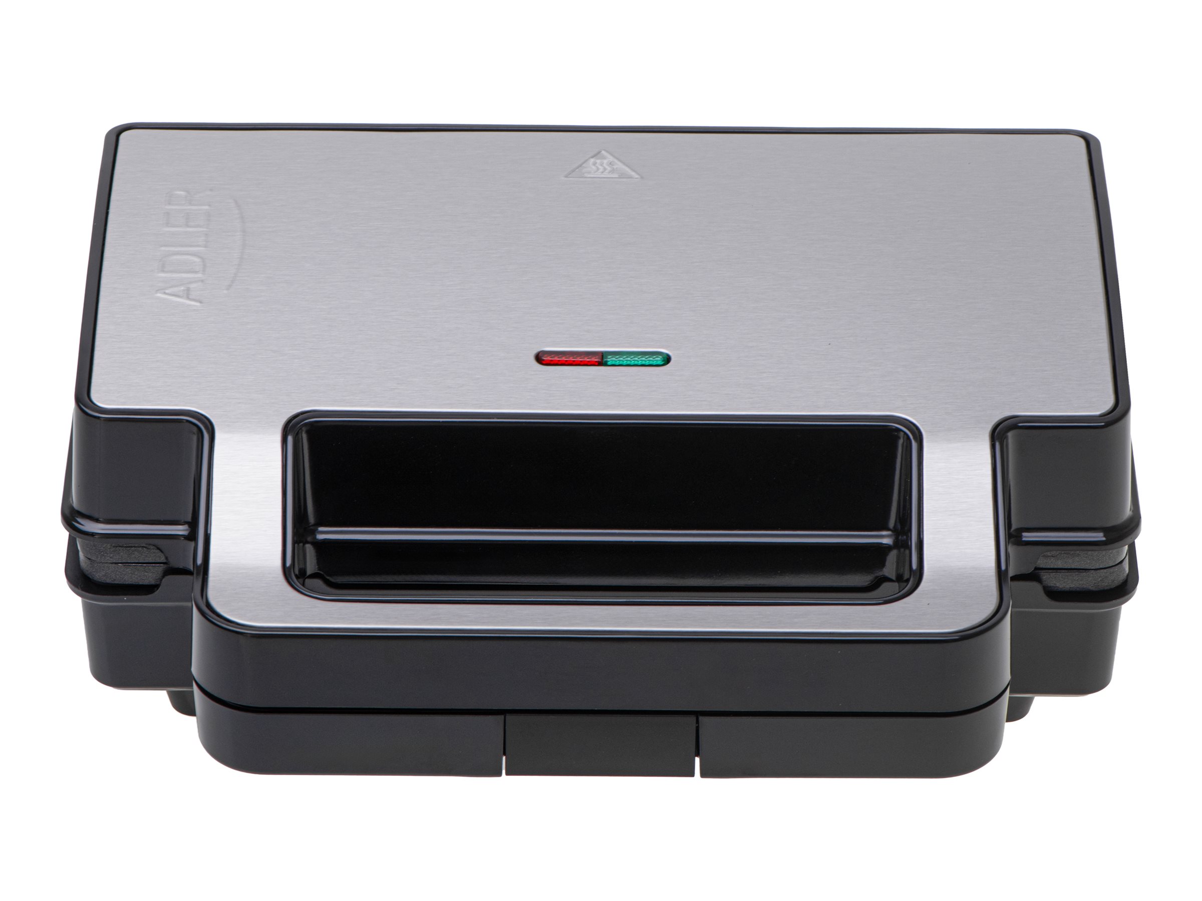 Adler Sandwich maker 2 in 1 | AD 3073 | 1000 W | Number of plates 2 | Stainless Steel/Black - Image 2