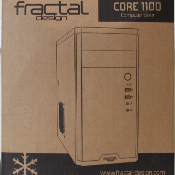 SALE OUT. Fractal Design Core 1100, Black | Fractal Design | CORE 1100 | Black | Micro ATX | DAMAGED PACKAGING, DENTED BODY