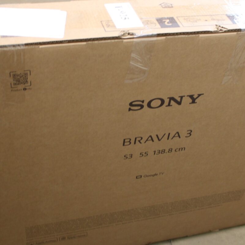 SALE OUT. Sony K55S35B Bravia 3 55" (139cm) 4K Ultra HD Smart Google D-LED TV | SALE OUT. | Sony K-55S3 | 55" (139 cm) | Android | UHD | Black | DAMAGED PACKAGING - Image 3