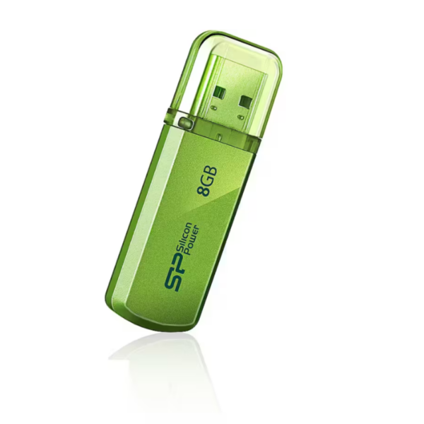 Silicon Power | Helios 101 | 8 GB | USB Type-A | Green