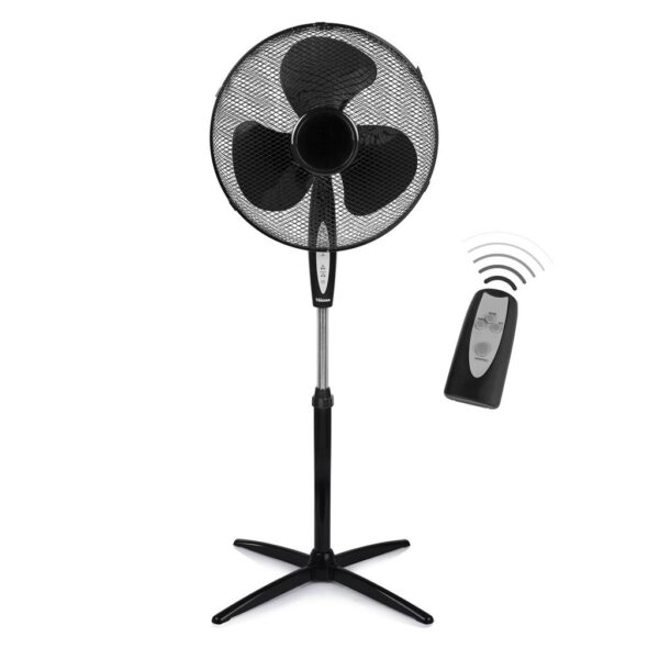 Tristar | Fan | VE-5899 | Stand Fan | 45 W | Diameter 40 cm | Number of speeds 3 | Oscillation | Remote control | Black