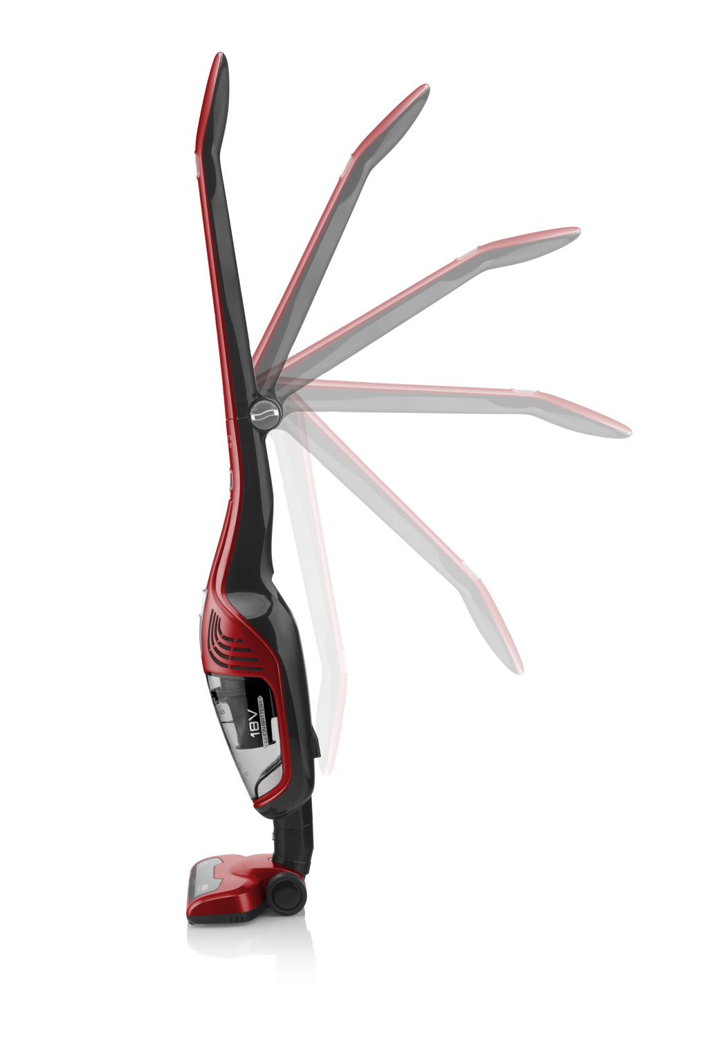 ETA | Vacuum Cleaner | ETA445390000 Moneto II | Cordless operating | Handstick 2in1 | N/A W | 18 V | Operating time (max) 45 min | Red/Black - Image 4