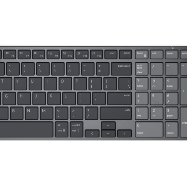 Dell Pro 7 Rechargeable Compact Keyboard and Mouse - KM746 | Keyboard and Mouse Set | Wireless | Bluetooth | US International | Graphite