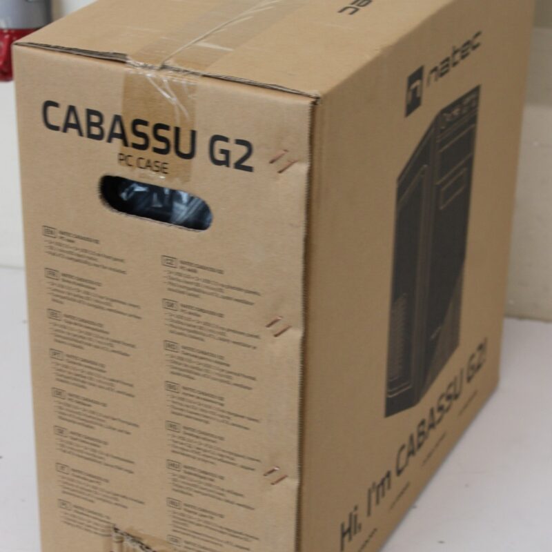 SALE OUT. Natec Cabassu G2 PC case Midi Tower, Black | Natec | PC case | Cabassu G2 | Black | Midi Tower | DAMAGED PACKAGING - Image 3